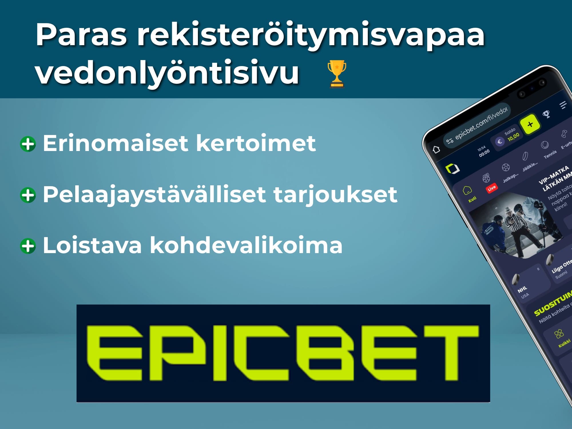 vedonlyöntisivu ilman rekisteröitymistä