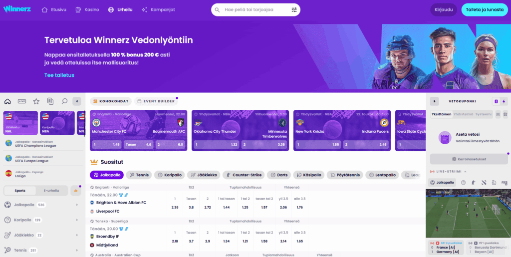 Paras Zimpler vedonlyöntisivu