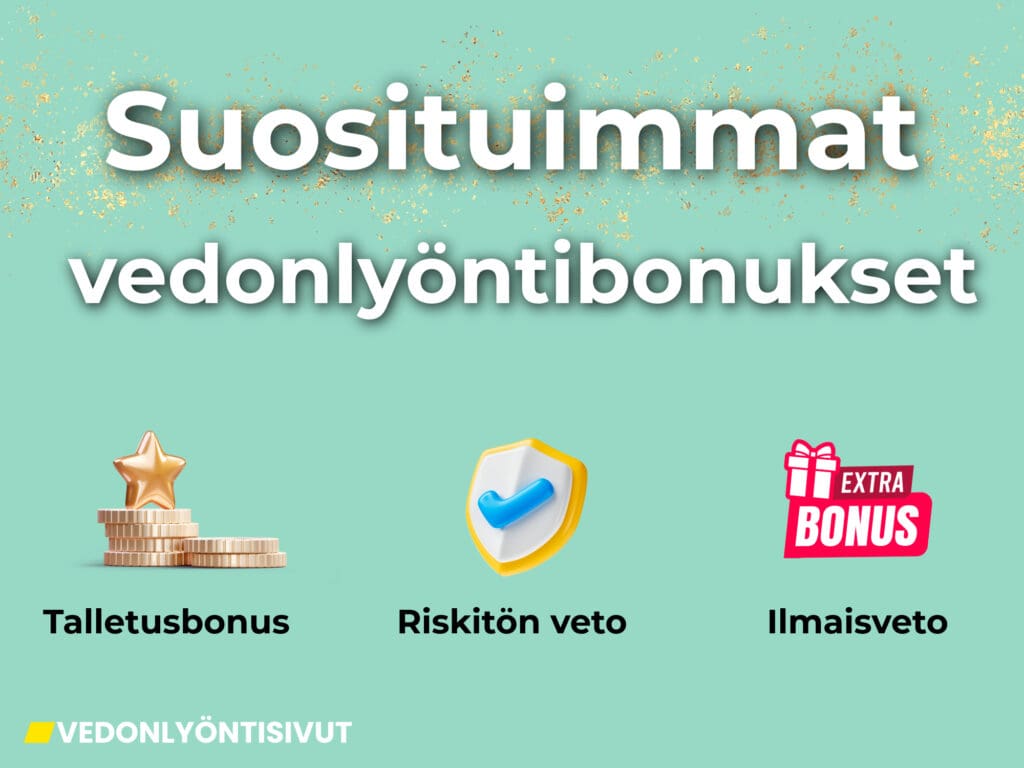 Parhaat vedonlyöntibonukset